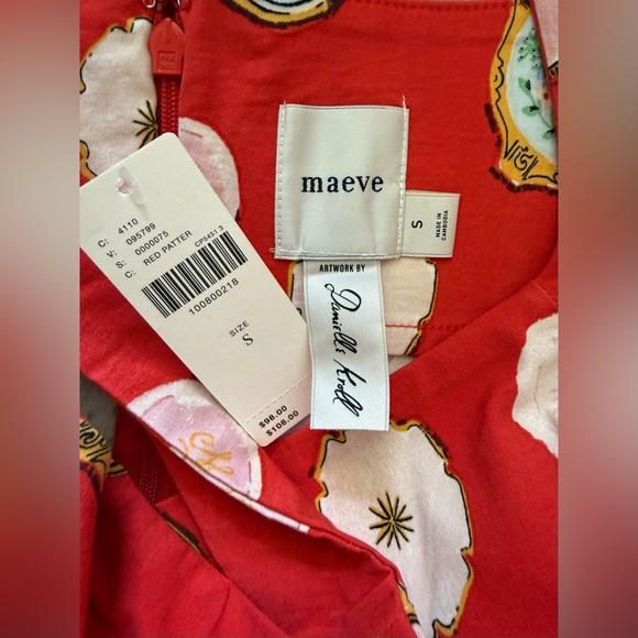 NWT Danielle Kroll x Anthro Maeve Square Neck Tailored Tank, Size S - Picture 5 of 6